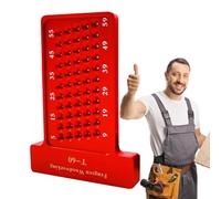 Righello per la lavorazione del legno - Strumento di misurazione orizzontale e verticale tipo T per falegnameria - Righello di misurazione per falegnameria, lavorazione del legno, edilizia, redazione