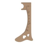 Righello per la mappatura delle sopracciglia, stencil per sopracciglia | Guida per eyeliner in morbido silicone | Strumento rapido per il trucco degli occhi, aiuto per modellare le sopracciglia, strum