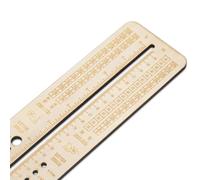 Righello per maglieria : bloccanti per calze in legno, calibro di precisione per calze a maglia | Forniture per maglieria, dimensioni precise per tessitori di calze, strumento per