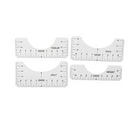 Righello per magliette pratico, riciclabile, facile da leggere, per l'allineamento delle misure di design per uso domestico