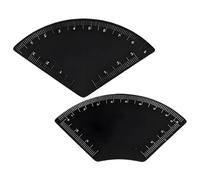 Righello per Mappatura Sopracciglia,2 Pezzi Brow Shaper Con Disegno Rapido E Precisione - Regolo Guida Per Il Design Delle Sopracciglia - Per Casa, Viaggio, Pendolarismo, Trucco,