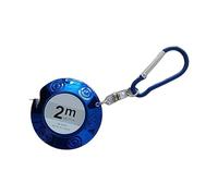 Righello per metro a nastro in miniatura multicolore da 2, Blue | Corpo in ABS e doppie unità misura per le attività quotidiane con design ergonomico facile