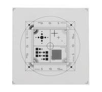 Righello per micrometro in PET trasparente con pellicola flessibile di calibrazione, 45 x 45 mm, spessore 0,1 mm, per microscopio e software di misurazione