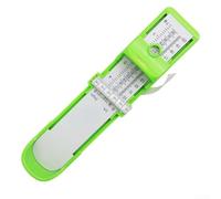 Righello per misurare con precisione le dimensioni delle scarpe su adulti e bambini, per una corretta selezione delle scarpe, verde, 80.200 mm