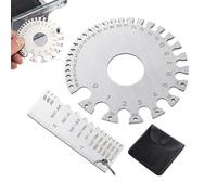 Righello Per Misurare Il Diametro Del Filo - Disco A Doppia Faccia 1 Set, Controllo Dimensione Cavo, Standard American Sae | Riparazione Garage Domestico Macchinista Professionista Cassetta Degli Attr