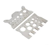 Righello per misurare il passo della filettatura, in acciaio inox 304, 100 mm x 3 mm, compatto, leggero, per la casa e