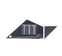 Righello per misurare l'azione delle corde della chitarra, strumento professionale in acciaio inossidabile per misurare l'altimetro delle corde e la profondità delle scanalature