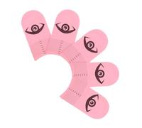 Righello per Misurazione Ciglia Rosa 5 Pezzi Plastico Precisione | Extension Ciglia, Adatto a Tecnici Lash, Calcolo Accurato e Uso Semplice