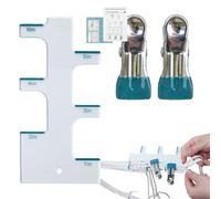 Righello Per Misurazione Macramè - Accessorio Per Appendere Piante In Acrilico | Misurazione Accurata Di Corde, Intrecci E Nodi | Ideale Per Artigianato, Decorazione Del Balcone, Soggiorno, Giardino I