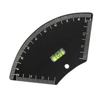 Righello per modellare le sopracciglia, 9 x 5,2 cm, strumento di misurazione ad alta precisione per la forma del sopracciglio, di precisione per il trucco simmetrico, portatile per la gebra e il