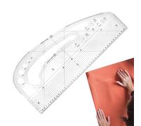 Righello per modelli di cucito, creatore di modelli di cucito | Misura il righello per realizzare abiti alla moda con la curva a virgola,Creazione di metrici per per studenti d'arte, de