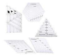 Righello per patchwork, modelli in plastica per patchwork, strumenti manuali fai-da-te, per misurare, disegnare margini di cucitura