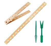 Righello per piantare, strumento di spaziatura dei semi, guida per piantare il giardino, set di righelli per piantare attrezzi da giardinaggio, distanziatore per piante preciso per piantare e spaziare