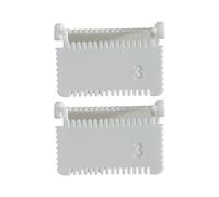 Righello per quilting multiuso da 2 con segni sacle Modelli per cucire Bordi bloccaggio Strumento guida per cucitura per sartoria Righello in plastica