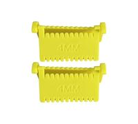 Righello per quilting multiuso da 2 con segni sacle Modelli per cucire Bordi bloccaggio Strumento guida per cucitura per sartoria Righello in plastica