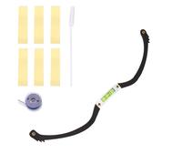 Righello per Sopracciglia, Forma dell'Arco Marcatore di Linea Kit Misurazione Filo con Bilancino Sopracciglia Tattoo Line Marker Posizionamento Liner Spugna Strumento Misura per Tatuatori Principianti