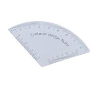 Righello per sopracciglia, PVC 5cm | Eebrow con guida rapida al disegno, posizionamento del trucco, riutilizzabile, forniture per tatuaggi, strumento per salone di bellezza, catena di mappatura del