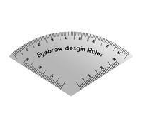 Righello per sopracciglia - PVC 8,2 x 4,3 x 0,1 cm | Righello per mappare le sopracciglia, misuratore, istruzioni per il trucco, ideale per l'uso professionale del salone e il profilo preciso delle