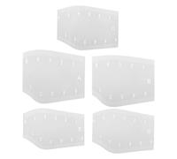 Righello Per Sopracciglia - Stencil Da 2,36 Pollici | Guida In PVC - Righello Per Disegno Rapido Delle Sopracciglia In 5 Pezzi Il Modello Riutilizzabile In PVC Da 2,36 Pollici Garantisce Una Modellatu