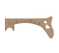 Righello per sopracciglia, Stencil per sopracciglia - Guida per eyeliner in silicone Stencil per sopracciglia,Strumento per il trucco rapido degli occhi, per modellare le sopracciglia, strumento