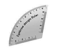 Righello per sopracciglia - Strumento di mappatura delle sopraccigliia, sovrano di mappatura del sopracciglio | Strumento per sopracciglia a disegno veloce | Guida al disegno trucco RULNêR | Sovrani