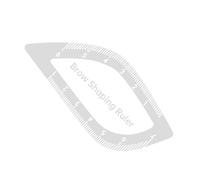 Righello Per Sopracciglie,Modello Di Posizionamento Del Sopracciglio In Acrilico Portatile Per Disegno Veloce | Stencil Di Misura Per Il Design Di Casa Viaggio Il Trucco Gli Appuntamenti