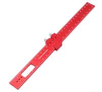 Righello per strumenti per la lavorazione del legno, in lega di alluminio, per scribing, metriche e imperiali, per falegnami fai da te NO.3300(H300,H300)