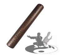 Righello per Tai Chi per principianti e anziani, in legno massello lucido, attrezzatura per esercizi di Taiji Kungfu, ideale per pratica di arti marziali lente (dimensioni tradizionali)