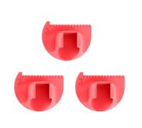 Righello per trapuntatura a dito con scala millimetrica strumento patchwork righello di misurazione per cucire tessuto cucito gadget multiuso da cucito 3 pezzi