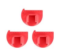 Righello per trapuntatura a dito con scala millimetrica strumento patchwork righello di misurazione per cucire tessuto cucito gadget multiuso da cucito 3 pezzi
