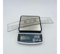 Righello per trapuntatura a onda, 30,5 x 3,5 cm, in acrilico, per bordo, per fai da te, patchwork, trapuntatura, spessore 3 mm, stencil per rilegatura di trapunte e progetti di cucito