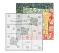 Righello per trapuntatura in acrilico - materiale trasparente, durevole, strumento di misurazione leggero, superficie resistente alla corrosione, professionali per sartoria | Guida ideale