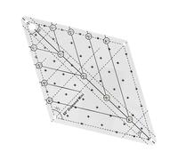 Righello per trapuntatura, righello a 60 gradi, strumento per cucito, righello, trapuntatura, forniture per gli appassionati di artigianato