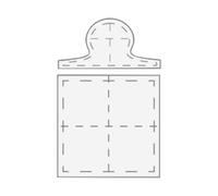 Righello per trapuntatura - Righello da cucito | Stencil acrilico 2D | Righelli da taglio 3 misure selezionabili | Modello per stencil fai da te per amanti del fai da te, , strumenti e