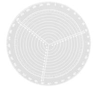 Righello per trovare il centro, compasso per la lavorazione del legno in plastica rotonda trasparente, compasso per la lavorazione del legno da 8 pollici per disegnare cerchi, lavori al tornio e torni