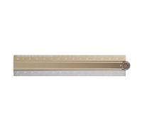 Righello pieghevole in lega di alluminio multifunzionale scala metrica per ufficio aula ingegneria disegno misurazione viaggio pieghevole