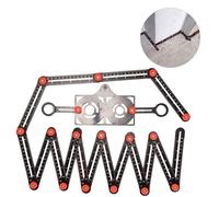 Righello pieghevole per piastrelle multi angolo in lega di alluminio per