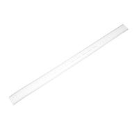 Righello Pieghevole Trasparente in Plastica 50cm, Doppia Scala | Graduazioni Millimetriche e Imperiali 0,1mm, Lettura Rapida, per Disegno Tecnico e Misure su Superfici Curve