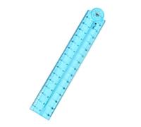 Righello pieghevole trasparente Righello dritto Strumento misurazione del matematico per Studente Insegnante Misurazione della lunghezza 0-30 cm / 0-12 pollici Mestiere