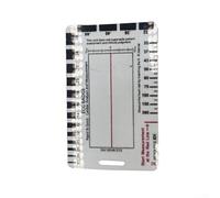 Righello portatile a 7 fasi per ECG per una rapida valutazione della frequenza cardiaca e del ritmo in contesti clinici o educativi (righello)