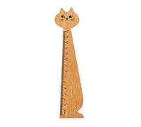 Righello portatile in legno con scala da 0 a 15 cm, classe scolastica per redazione matematica