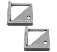 Righello portatile per lavorazione metalli in alluminio che offre angolato 45°90° e misurazioni dimensionali multiple per progetti fatti a mano Strumento misurazione per la del legno