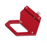 Righello professionale in acciaio e blocco di posizionamento con tracciatore angolare per una misurazione accurata della linea e ricerca centrale nella lavorazione del legno e uso fai da te (blocco di