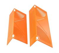 Righello professionale per disegno a tubo quadrato con doppie guide angolari di 45 gradi e dimensioni regolabili per arrotondamento degli angoli accurati e progetti di design (20-65 mm)