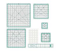 Righello professionale per quilting in acrilico con marcature misurazione Modelli patchwork per taglio del tessuto Progetto cucito Strumento righello patchwork per cucire