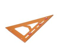 Righello quadrato 2 in 1 Rafter, righello angolare in lega di alluminio, righello 90/45 gradi, strumento per layout falegname, quadrato, officina, righello per la lavorazione del legno