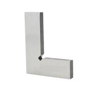 Righello quadrato a bordo piatto da 90 gradi, 1 pezzo, strumento di misurazione deII'angolo in acciaio al carbonio leggero da 50 mm a 200 mm for la lavorazione del legno(200x130mm)