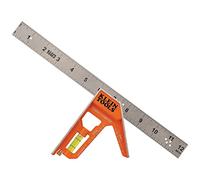 Righello quadrato combinato per elettricisti e falegnami, Righello bifacciale in acciaio inossidabile, Livello a bolla, Utensili magnetici Klein 935CSEL