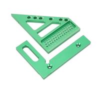 Righello quadrato da falegname con perno di posizionamento in scala in pollici in lega di alluminio per scrivere strumento di misurazione per la lavorazione del legno verde