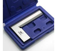 Righello quadrato di precisione per macchinisti e ingegneri, strumento di misurazione ad angolo retto di 90° in acciaio inossidabile con lama smussata, travi rettificate e lappate, tolleranza di